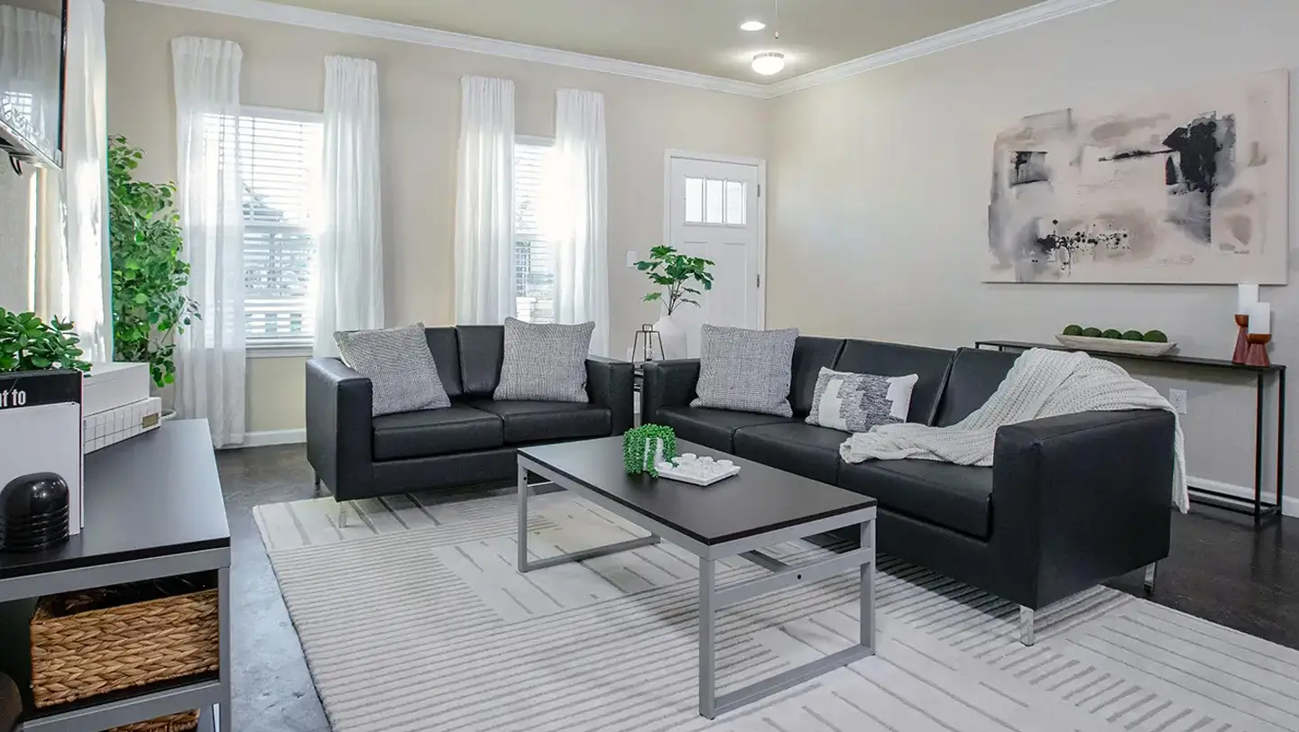 furnished living space